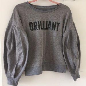 New York & Company gray sweatshirt XS